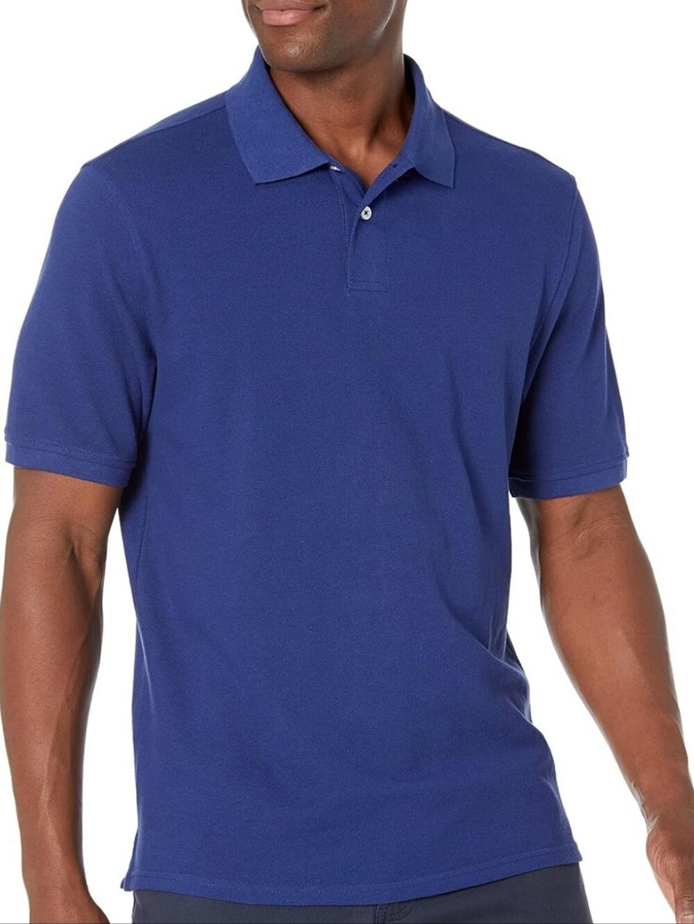 Men's Navy‎ Blue Polo Shirt NWT LARGE